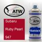 Preview: Subaru, Ruby Pearl, 947: 400ml Sprühdose, von ATW Autoteile West.